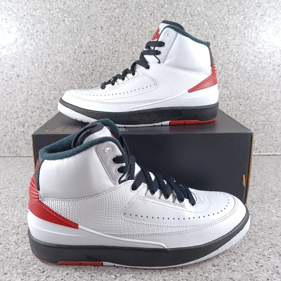 Nike Air Jordan 2 Retro OG Chicago Sneakers - Size 6.5Y (Fits Women's 8) Shoes